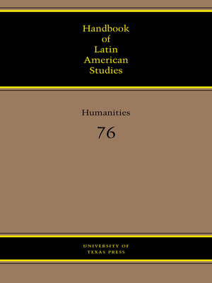 cover image of Handbook of Latin American Studies, Volume 76